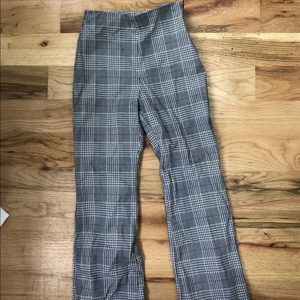 H & M plaid pants